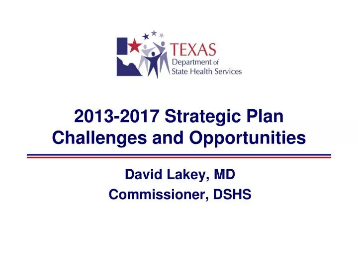 2013 2017 strategic plan challenges and opportunities