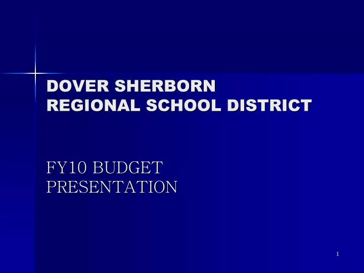 dover sherborn regional school district
