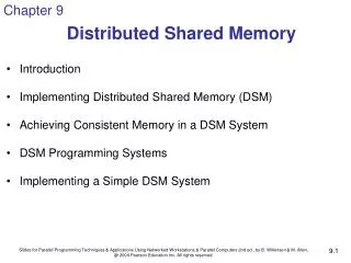 Distributed Shared Memory