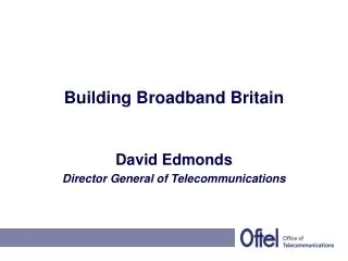 Building Broadband Britain