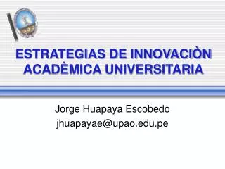 estrategias de innovaci n acad mica universitaria