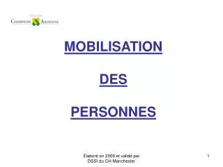 mobilisation des personnes