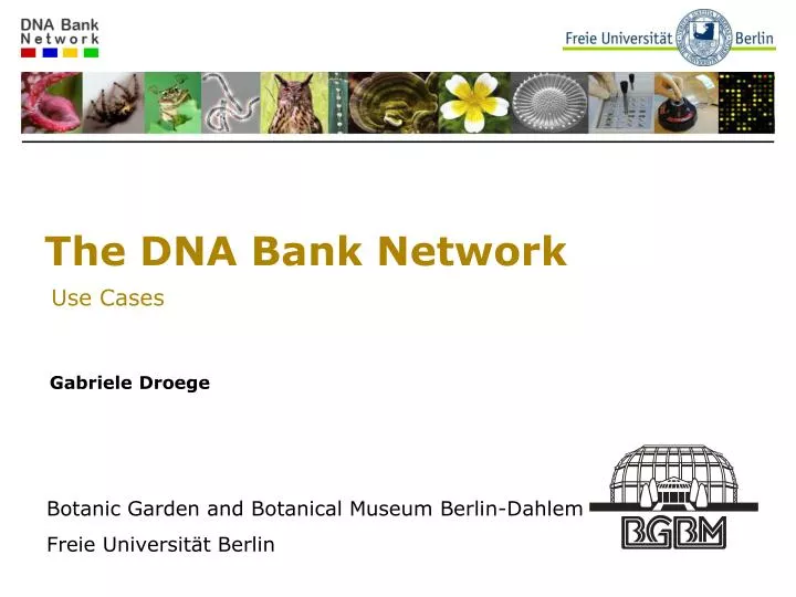 the dna bank network