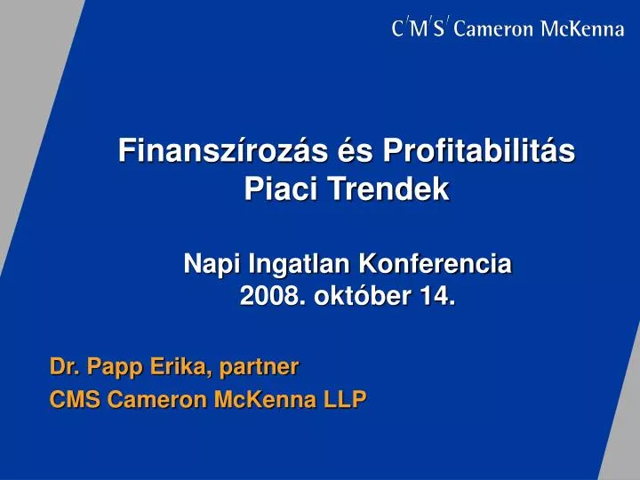 finansz roz s s profitabilit s piaci trendek