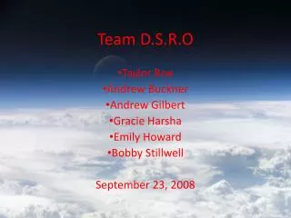 Team D.S.R.O