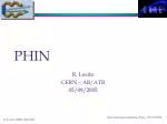 PHIN - slide 1
