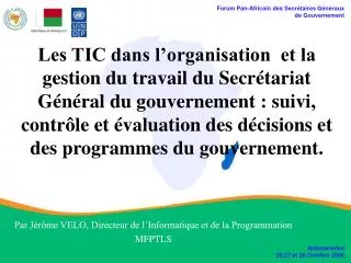 par j r me velo directeur de l informatique et de la programmation mfptls