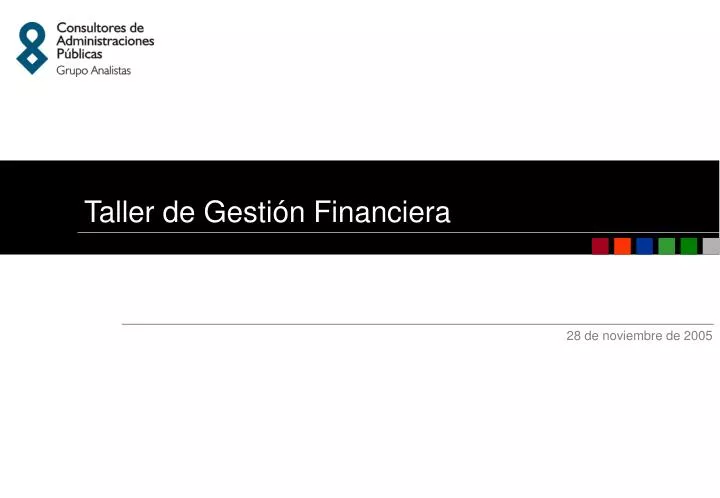 taller de gesti n financiera