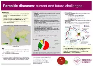 Parasitic diseases : current and future challenges