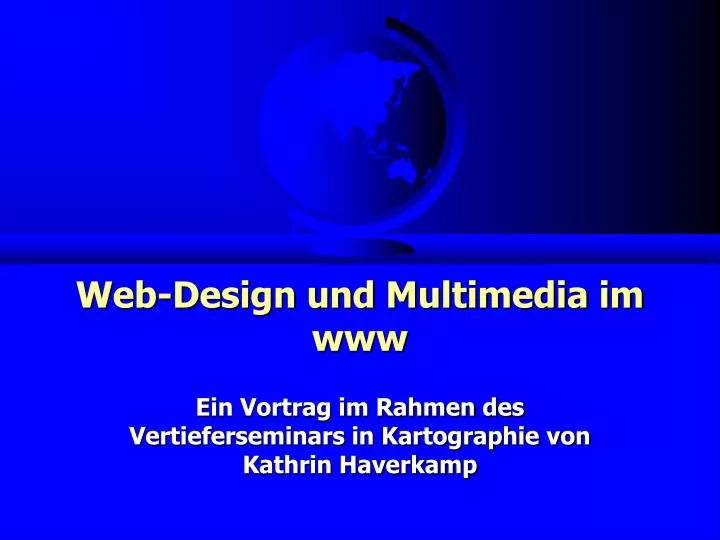 web design und multimedia im www