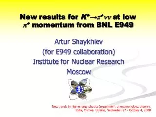 New results for K + ? ? + ?? at low ? + m omentum from BNL E949