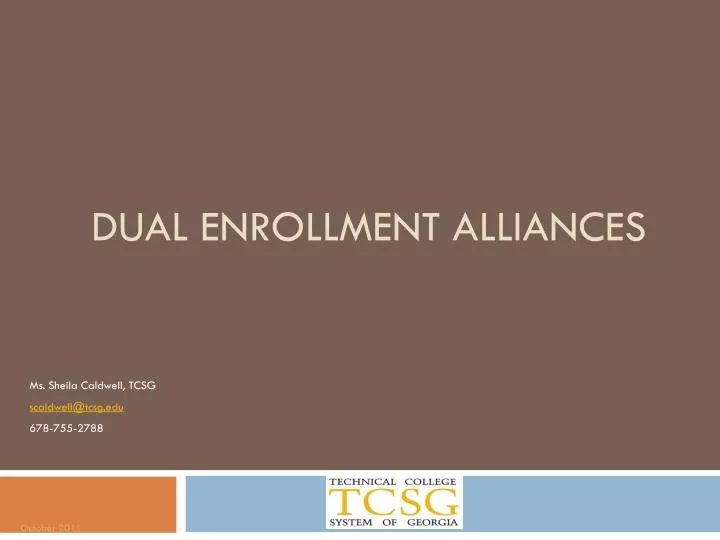 dual enrollment alliances