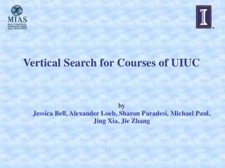 Vertical Search for Courses of UIUC
