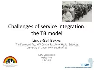 Challenges of service integration: the TB model