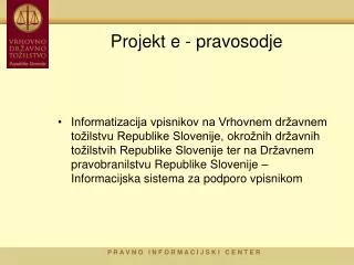 projekt e pravosodje