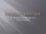 Faille informatique - slide 1