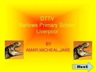 DTTV Barlows Primary School Liverpool