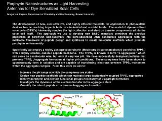 Porphyrin Nanostructures as Light Harvesting Antennas for Dye-Sensitized Solar Cells