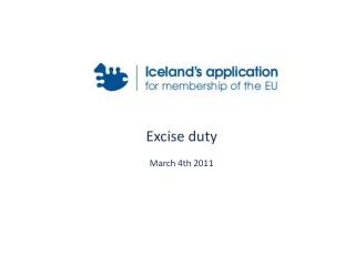 Excise duty March 4th 2011