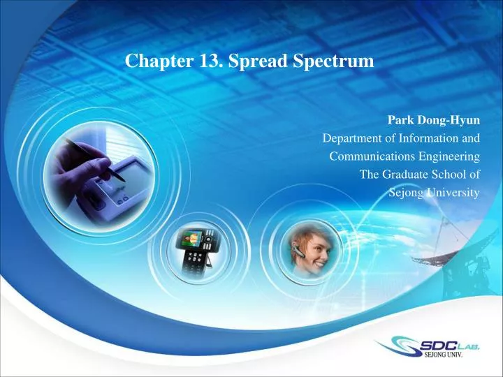 chapter 13 spread spectrum