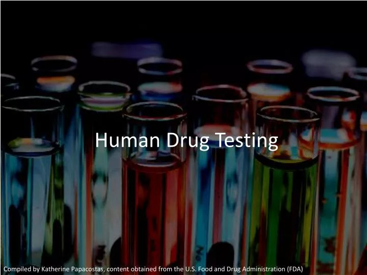 human drug testing