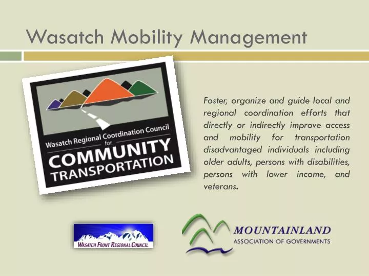 wasatch mobility management