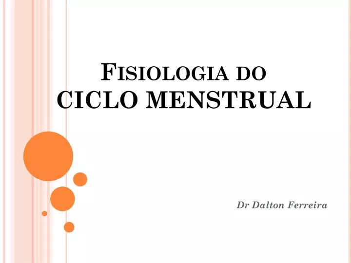 fisiologia do ciclo menstrual