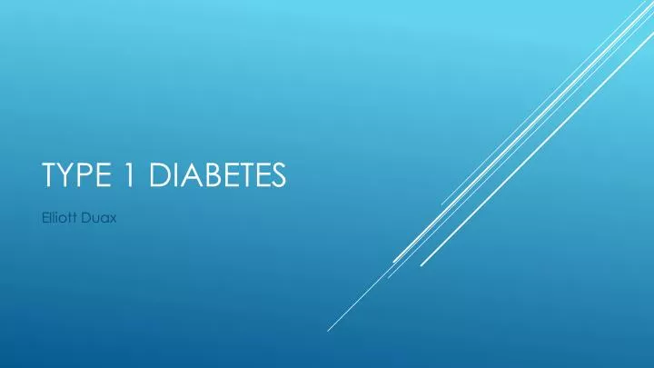 type 1 diabetes