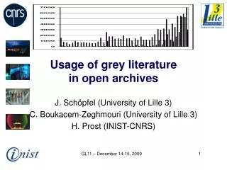 Usage of grey literature in open archives