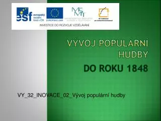 v voj popul rn hudby