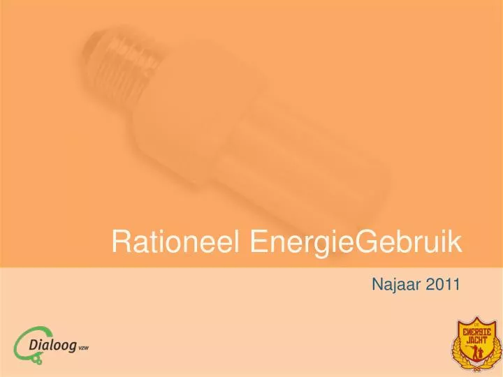 rationeel energiegebruik