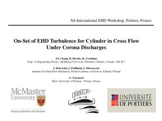 5th International EHD Workshop, Poitiers, France