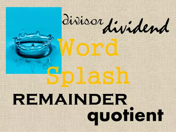 word splash