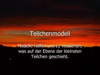 teilchenmodell