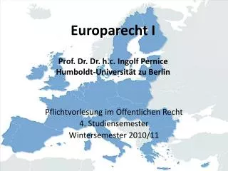 pflichtvorlesung im ffentlichen recht 4 studiensemester wintersemester 2010 11