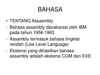 bahasa