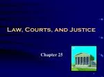Law, Courts, and Justice
