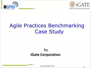 Agile Practices Benchmarking Case Study