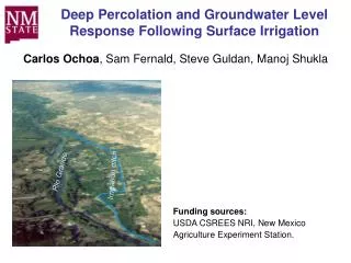 Deep Percolation and Groundwater Level Response Following Surface Irrigation