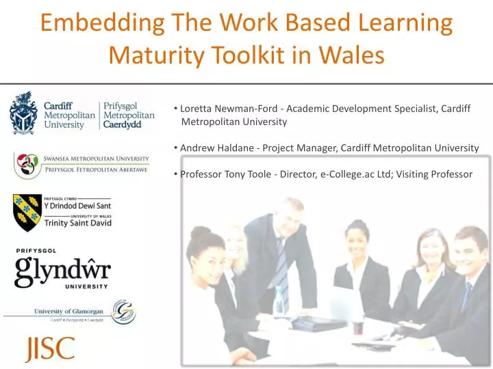 embedding the work based learning maturity toolkit in wales