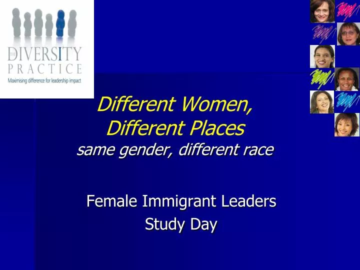 different women different places same gender different race
