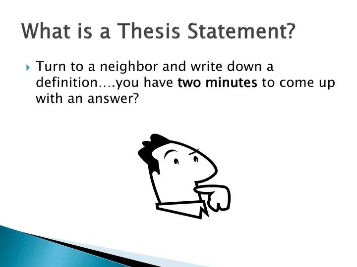 what is a thesis statement
