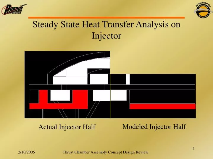 steady state heat transfer analysis on injector