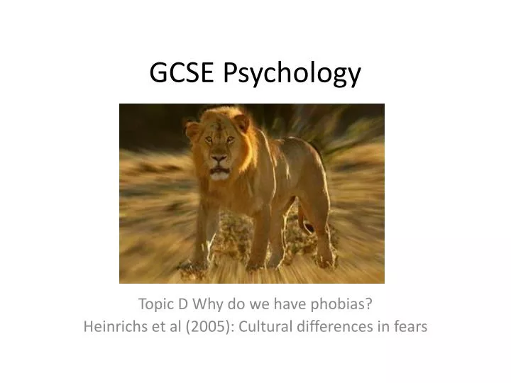 gcse psychology