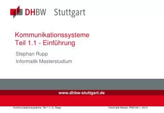 kommunikationssysteme teil 1 1 einf hrung
