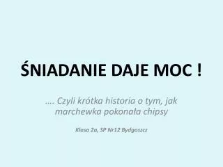 niadanie daje moc