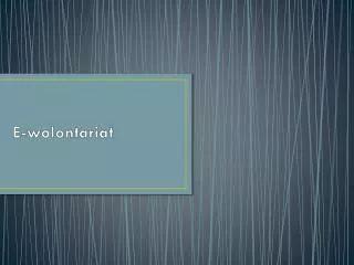 e wolontariat