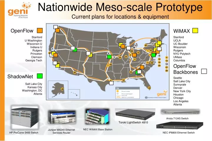 nationwide meso scale prototype current plans for locations equipment