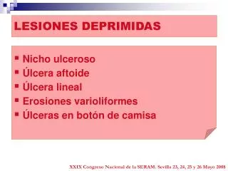 lesiones deprimidas