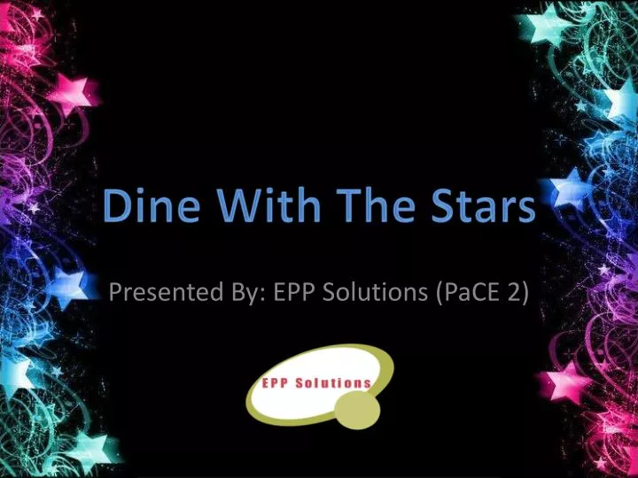 dine with the stars